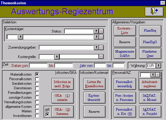 Auswertungsmaske